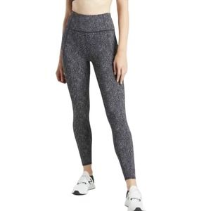 Athleta Lighting Static 7/8 Tight Leggings Womens High Rise Stretch Black Medium